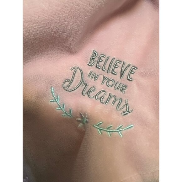 Baby Starters Pink Unicorn Security Blanket Believe in your Dreams Pink Satin - Picture 3 of 8